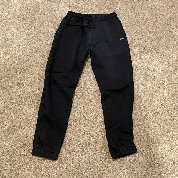 Kith Other - BLACK KITH HEAVYWEIGHT SWEATPANTS SMALL